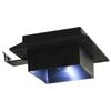 vidaXL Solar Lamp Set of 6 Black Plastic 4.7 in square Solar Lamp