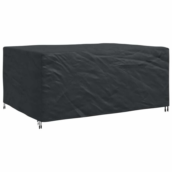 vidaXL Furniture Cover Plain Black 94.49 x 62.99 x 39.37 in 600D