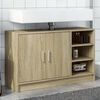 vidaXL Sink Cabinet Sonoma oak Engineered wood Medium Sink Cabinet
