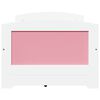 vidaXL Day Bed White and pink Solid pinewood, engineered wood