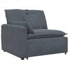 vidaXL Modular Sofa Dark Grey