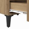 vidaXL Bedside Cabinet 2 pcs artisan oak 40 x 35 x 50 cm