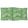 vidaXL Lowback Chair Cushion Set of 2 Green Oxford fabric