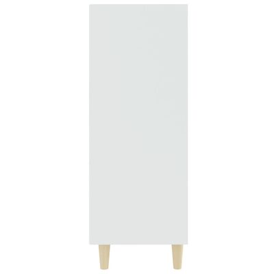 vidaXL Sideboard White 27.4"x12.8"x35.4" Engineered Wood