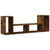 vidaXL TV Cabinet Smoked Oak Engineered Wood Medium TV Cabinet