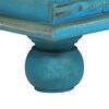 vidaXL Storage Chest Blue Solid Mango Wood 39.4 in x 15.7 in x 16.1 in