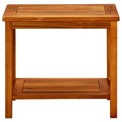 vidaXL Coffee Table 19.7"x13.8"x17.7" Solid Acacia Wood