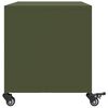 vidaXL TV Cabinet Olive Green Cold-rolled steel Small Storage
