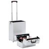 vidaXL Make-up Trolley Aluminium Silver