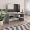 vidaXL TV Cabinet Concrete Grey Engineered Wood Compact TV Cabinet