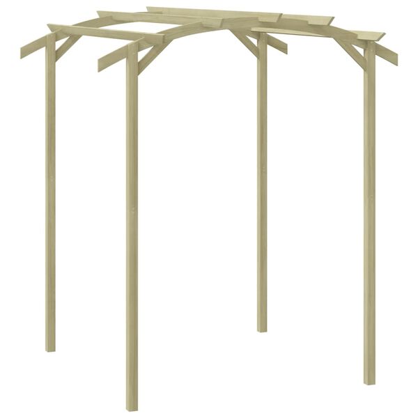 vidaXL Pergola Green Impregnated Pinewood 70.9 x 77.6 x 82.7 in Durable