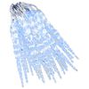vidaXL Christmas Icicle Lights 40 pcs Cold White Acrylic Remote Control