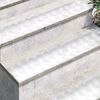 vidaXL Stair Tread Rectangular 2 pcs Silver 39.37 x 7.87 in Aluminium