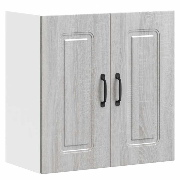 vidaXL Kitchen Wall Cabinet Grey sonoma Engineered wood Medium