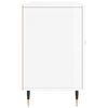 vidaXL Sideboard High gloss white Engineered wood 39.4x14.2x23.6 in