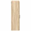 vidaXL Bathroom Wall Cabinet TULUM Sonoma Oak 14.57 x 9.65 x 33.86 in