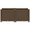 vidaXL Raised Bed Brown Polypropylene Medium Durable Raised Bed