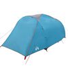 vidaXL Family Tent Tunnel 6-Person Blue Waterproof
