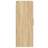 vidaXL Wall Mounted Cabinet Set of 2 Sonoma Oak