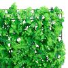 vidaXL Artificial Fern Leaf Fence Set of 24 Green Polyethylene (PE) L