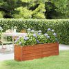 vidaXL Garden Raised Bed Rusty Corten steel Large Decorative Inlays