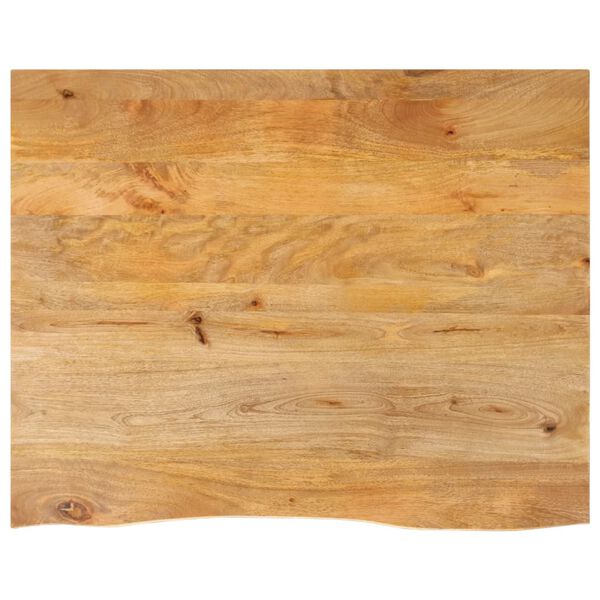 vidaXL Table Top Natural wood tones Solid mango wood 35.4x31.5 in