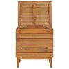 vidaXL Laundry Basket 15.7"x11.8"x17.7" Solid Teak Wood