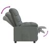 vidaXL Recliner Chair Dark gray Fabric (100% polyester), plywood, iron