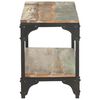 vidaXL Coffee Table Multicolored Solid reclaimed wood, powder-coated steel