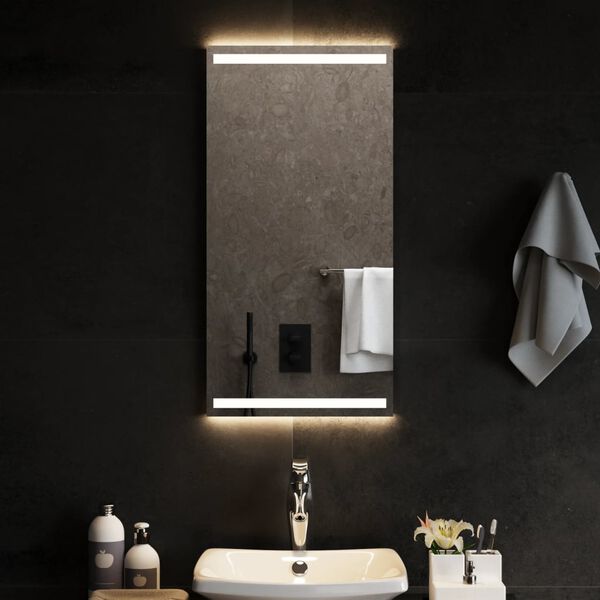 vidaXL LED Bathroom Mirror 15.7"x31.5"