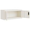 vidaXL File Cabinet White Powder-coated steel Large File Cabinet