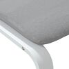 vidaXL Footstool Light Gray 20.1" x 16.1" x 15.7" Fabric