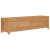 vidaXL TV Cabinet Teak Solid Teak Wood 45.3 x 11.8 x 13.8 in TV Cabinet