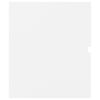 vidaXL Sink Cabinet With Basin White Engineered Wood, Ceramic Standard