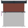 48441 vidaXL Balcony Side Awning 68.9"x98.4" Brown