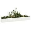 vidaXL Planter White Cold-rolled steel Large Durable Planter
