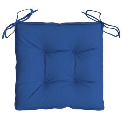 vidaXL Chair Cushions 4 pcs Blue 19.7"x19.7"x2.8" Oxford Fabric