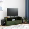 vidaXL TV Cabinet Olive Green Cold-rolled steel Medium TV Cabinet