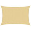 vidaXL Sun Shade Sail Sand 16.4x9.8' 100% Polyester Oxford