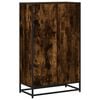 vidaXL Book Cabinet Smoked Oak Engineered wood Medium Book Cabinet