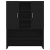 vidaXL Washing Machine Cabinet 2 pcs Black Oak