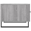 vidaXL Coffee Table Grey sonoma Engineered wood, iron Medium