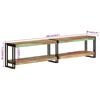 vidaXL TV Cabinet Multicolor Solid reclaimed wood, metal Large