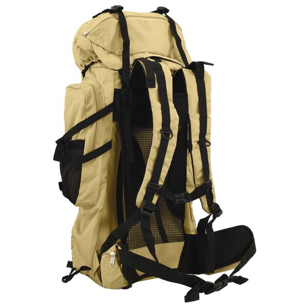 vidaXL Hiking Backpack Khaki 21.1 galOxford Fabric