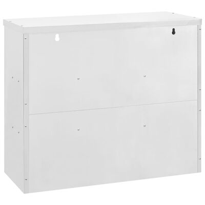 vidaXL Kitchen Wall Cabinet 35.4"x15.7"x29.5" Stainless Steel