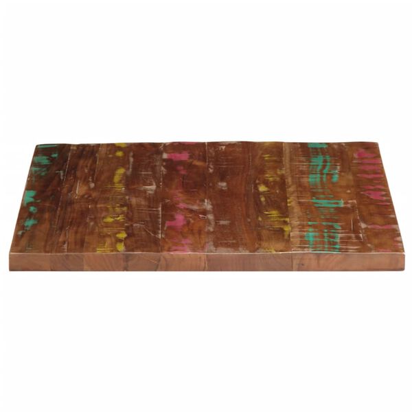 vidaXL Table Top 27.6"x27.6"x1.5" Square Solid Wood Reclaimed