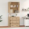 vidaXL Highboard Sonoma oak Engineered wood Medium Highboard