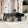vidaXL Garden Sofa Set Grey