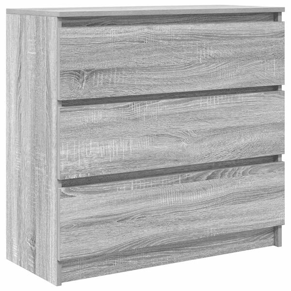 vidaXL Sideboard Grey Sonoma Engineered wood Medium Sideboard