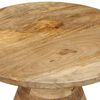 vidaXL Side Table Brown Solid Mango Wood Small Durable Side Table
